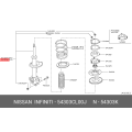 NISSAN 54303-CL00J Strut Kit-Front