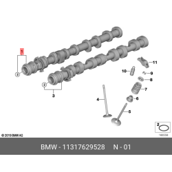 Camshaft Inlet Bmw F01,F02,F10,E70,X6(5.0)