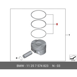 Engine Rebuild Kit & Timing Chain Kit Bearing Pistons Set For BMW N63B44A S63 X6