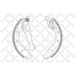 Rear Brake Shoes ! 200X40 Audi 80 89-94, Vw Golf 91-97