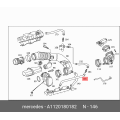 MERCEDES-BENZ 1120180182 Hose, Crankcase Breather