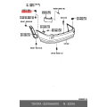 TOYOTA Rear Bumper Side Retainer LH