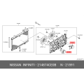 NISSAN 21487-4CE0B FAN MOTOR ASSEMBLY COOLING