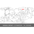 Hose-Reserve Tank - NISSAN