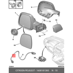 Glass Mirror Rh Door