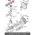 MITSUBISHI MD195872 Piston Ring Set for 4G64 Engine