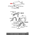 TOYOTA 90541-09006 Cushion Front Door Panel