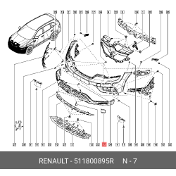 Cover,Towing Hook-Bu