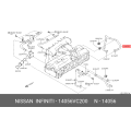 Genuine Nissan HOSE-WATER 14056-VC200