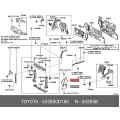 Radiator Side Air Seal No.1 - Toyota 53285-0D180