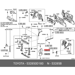 Seal Radiator Side Air Rh