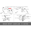 Nissan Ft Oxygen Sensor Bracket 22650-1LA0B