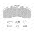 Pad Sub Set,Rr Calip