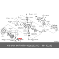 NISSAN NUT-LOCK FRONT WHEEL BEARING 40262-02J10