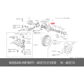 NISSAN 40215-21000 Front Wheel Bearing