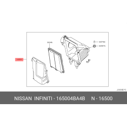 Air Cleaner - NISSAN - 16500-4BA4B
