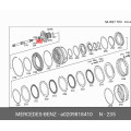 Engine Air Intake Hose - Mercedes-Benz Air Filter Housing to Turbocharger