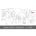Front Disc Brake Pad Kit - Nissan (41060-WJ785)