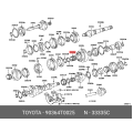 Toyota OEM Genuine Bearing, Needle Roller (For 1st Gear) 90364-T0025