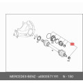 Febi Bilstein Rear Left Right Drive Shaft Bellow Kit