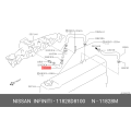 Genuine Nissan HOSE-BLOW BY,B 11828-D8100
