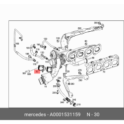 Turbo Charger Boost Cut Off Diverter Valve - Mercedes-Benz M270 Engine