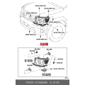Headlight Assembly - Toyota Fortuner Halogen Projector Headlamp Left Driver Side