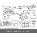 Toyota OEM Genuine GASKET NO.2 (FOR OIL PAN) 90430-27005