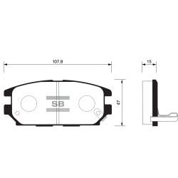 Brake Pad Rear