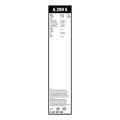 Windshield Wiper Blade Set - Oe Style Bosch 3397007290