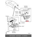 Mitsubishi Lancer EVO X Right Side Tail Light RHD 8330A608