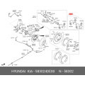 HYUNDAI / KIA 58302-4DE00 Rear Brake Pad Set