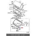 TOYOTA 56211-90K00 Windshield Spacer