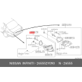 Nissan Maxima Infiniti I30 I35 Rear Left LH Combination Tail Lamp 26555-2Y090