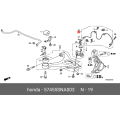 HONDA 57455-SNA-003 Sensor Assembly, Front Left ABS Wheel Speed