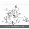 MERCEDES-BENZ GLC X253 E Class W213 Crankshaft Pipe Hose A2740189500