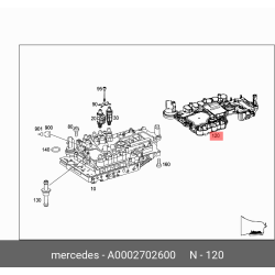 TCM TCU Programmed Transmission Control Unit Conductor Plate For Mercedes 722.9