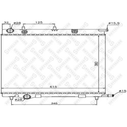 Engine Cooling Radiator ! Citroen C2/C3 1.1-1.6 02>