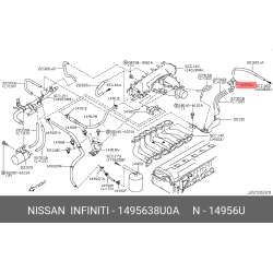 GENUINE NISSAN Valve Assy-Solenoid 14956-38U0A