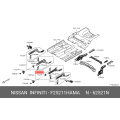 Nissan Support-Radiator Core Side, LH F2521-1HAMA