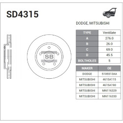 Brake Disc Rotor Front