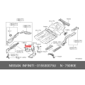 Nissan Front Cover Clip 01553-0075U