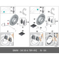 Brake Pad Wear Sensor - BMW E60