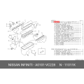 Genuine Nissan Infiniti Engine Gasket A0101-VC228 OEM