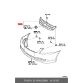 Front Grille - Toyota Avalon (2005-2007) - SILVER ME.,1D4