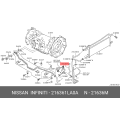 Nissan Automatic Transmission Oil Cooler Hose 21636-1LA0A