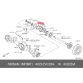 Rear Wheel Bearing Lock Nut