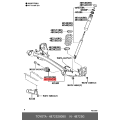 TOYOTA 48725-28080 Bush, Rear Axle Carrier