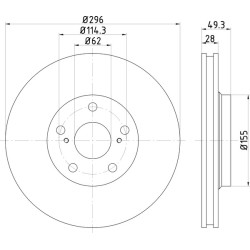 Brake Disc Rotor Front