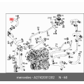 Mercedes-Benz C W204 Heater Return Coolant Hose A2742031202